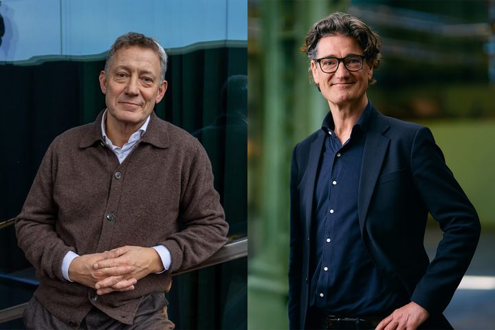 Martin Delfer, direktør i DDC - Dansk Design Center (tv) & Mads Twomey-Madsen, bæredygtighedschef i Pandora (th)