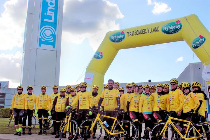 Thomas Axelsen fra Lindab er med på Team Rynkeby Sønderjylland, som i slutningen af juni begynder den over 1.200 km lange tur til Paris for børn med kritiske sygdomme og de-res familier.