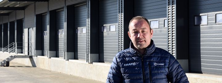 Brink Transport har fået et højisoleret lager i sit nye hovedsæde i Kolding.