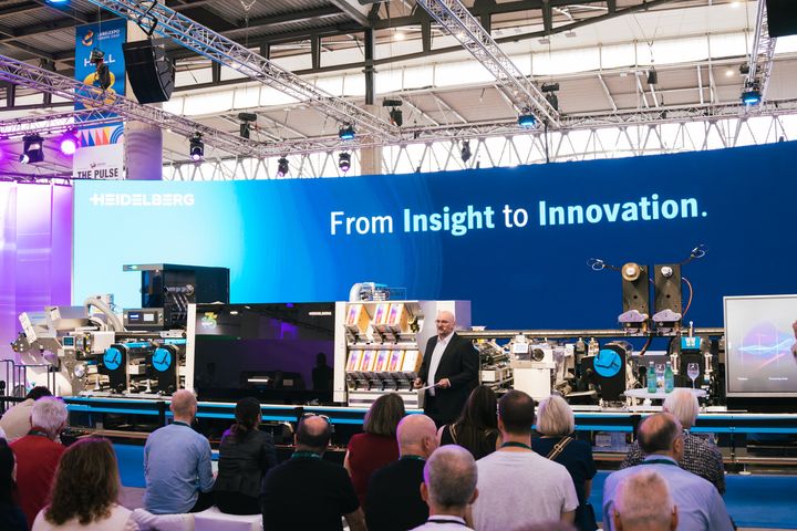 At Labelexpo in Barcelona, digital innovations for the growth market of label printing, such as the new Gallus Five, proved a particular draw for customers.: