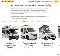 Skærme billede af autocampere