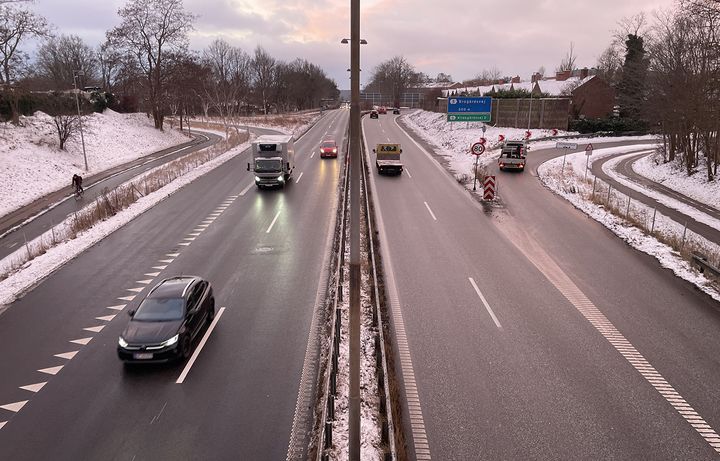 Trafik på motorvej