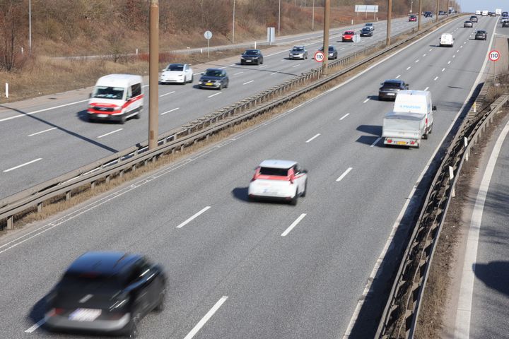 Trafik på motorvej