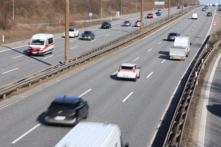 Trafik på motorvej