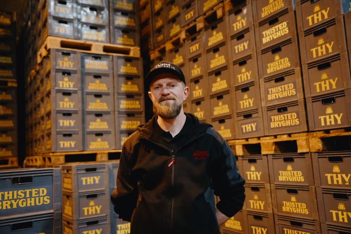 Christian Harboe er chefbrygger hos Thisted Bryghus