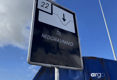 ARGOs skilte på genbrugspladserne.