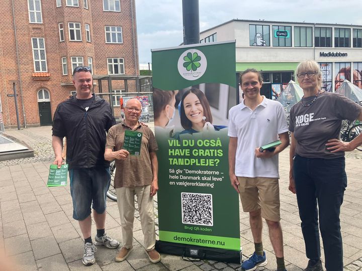 Demokraterne har talere ved grundlovsmøder i Skive og i Holkadalen tæt på Gudhjem i morgen torsdag den 5. juni og partiet deltager i Folkemødet i Allinge på Bornholm den 12. til 14. juni. Foto: Demokraterne