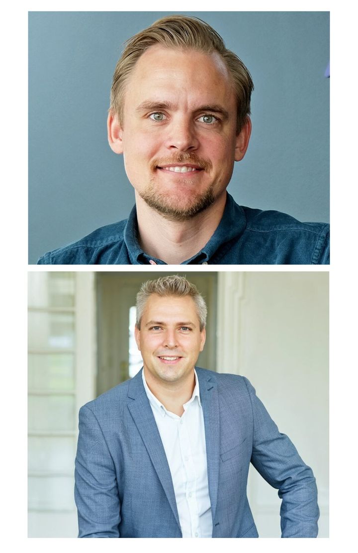 Mads Rebsdorf, CEO of Scrive, and David Lysgaard, COO of C&B Systemer