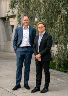 Mads Kaagaard, adm. direktør i Danica og Peder Lundquist, adm. direktør i EIFO