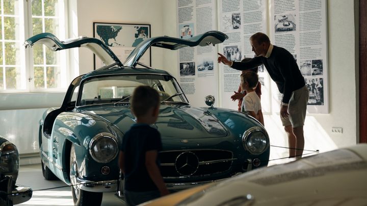 Et sjældent eksemplar af Mercedes 300SL Gulwing med de sjove døre