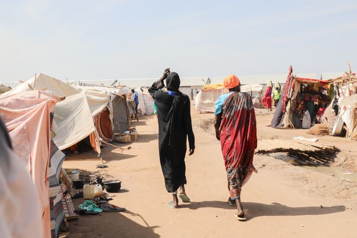 Renk Transit Center i Sydsydan, som har modtaget flygtninge fra Sudan.