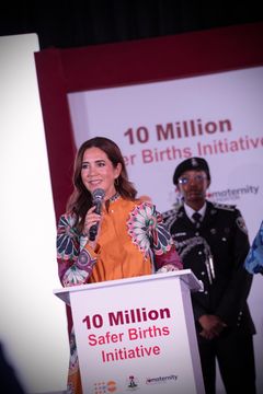 HM Dronningen taler ved annoncering af 10 Million Safer Birth Initiativet