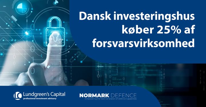 Lundgreen's Capital har købt en strategisk andel i Normark Defence.