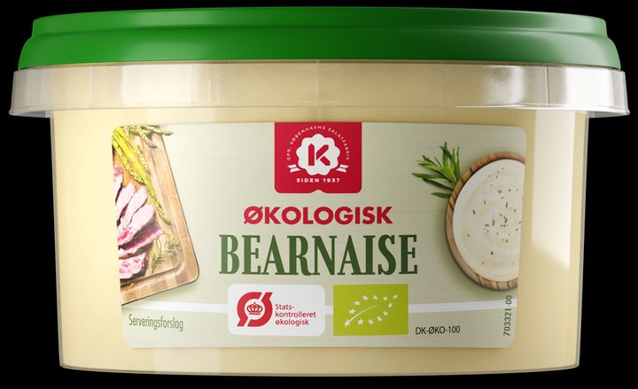 Som de første i Danmark har Stryhns lanceret en økologisk, kølet bearnaise fra K-Salat