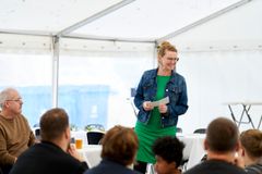 Vardes borgmester Sara Andersen (V) anerkendte Blåbjerg Biogas' betydning gennem årene