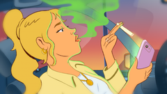 I en ny kampagnefilm står to unge frem og fortæller om, hvordan de røg cannabis og blev taget af politiet, da de kørte bil i påvirket tilstand.