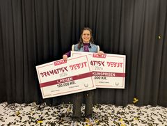 37-årige Heidi C. Nielsen vandt finalen i Dramatisk Debut og får dermed 100.000 kroner og kan se frem til en professionel debut hos Teater V.