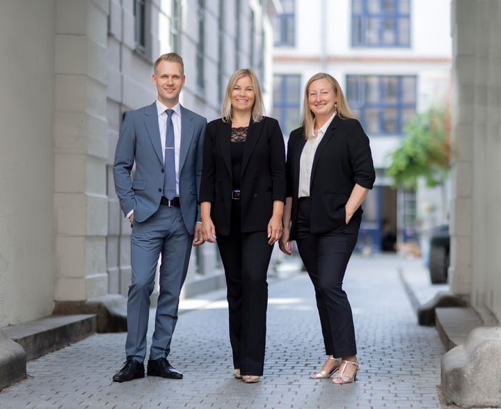 Fra venstre: Andreas Borris, Katja Feldstein, Maria Bjerg Pedersen