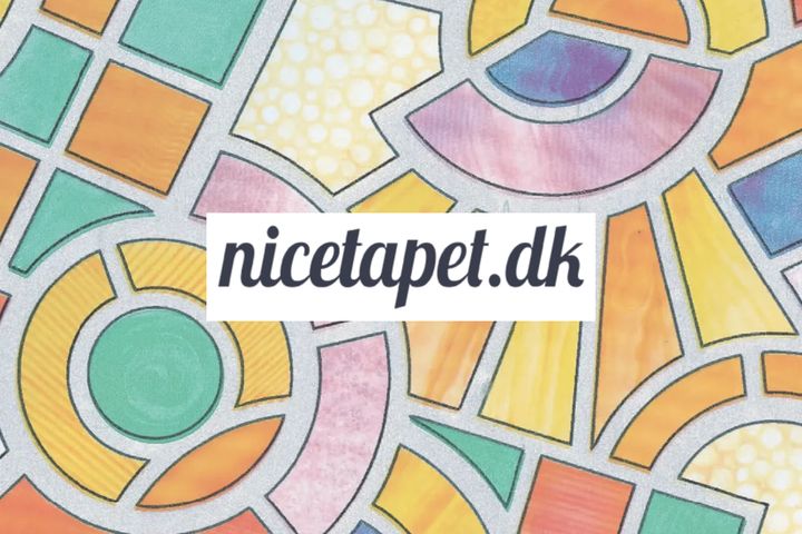 Nicetapet logo oven på Folio Pro Crystal Veil Klæbefolie