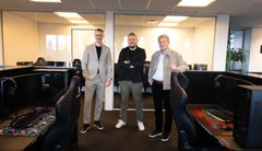 Peter Christensen fra Esport Danmark (tv), Morten Høj Jensen fra Legendary Gaming Group (mf) og Jørgen HK Jepsen (th)