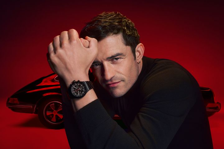 Orlando Bloom is the new Face of Porsche Design Timepieces