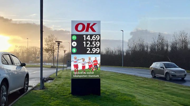 Energivenlige LED-skærme til tankstationer har åbnet et europæisk marked for ViewNet Systems