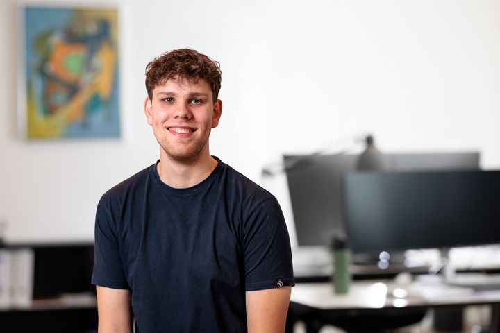 Oliver Rune Hillertz er maskinmesterpraktikant hos Cx & tekniq (CxT).