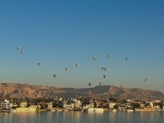 Nilen ved solopgang i Luxor