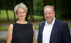 CEO Lena Ehmsen Lachenmeier og bestyrelsesformand Mikael Worning.
