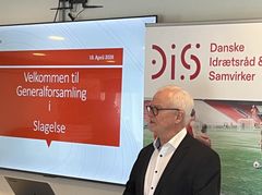 Formand Jørn C. Nielsen velkommen til årets generalforsamling