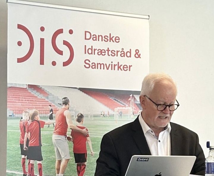 Formand Jørn C. Nielsen på weekendens generalforsamling