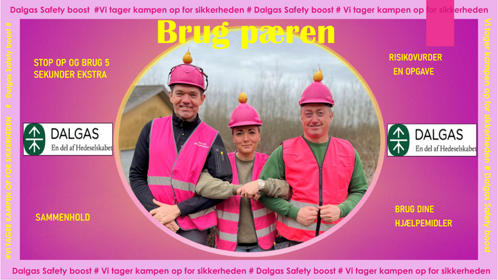 Hos Dalgas A/S er hverken ansatte eller ledelse bange for at bringe sig selv i spil, når det gælder om at skabe sammenhold omkring arbejdsmiljøet.