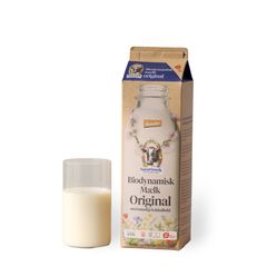 FINALIST Gourmetprisen 2026 i kategorien Is og konsummælksprodukter: Original Biodynamisk mælk fra Naturmælk.