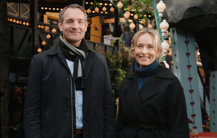 Lars Jensen, adm. direktør i Royal Unibrew Group (tv.), og Susanne Mørck Koch, adm. direktør i Tivoli (th.).
