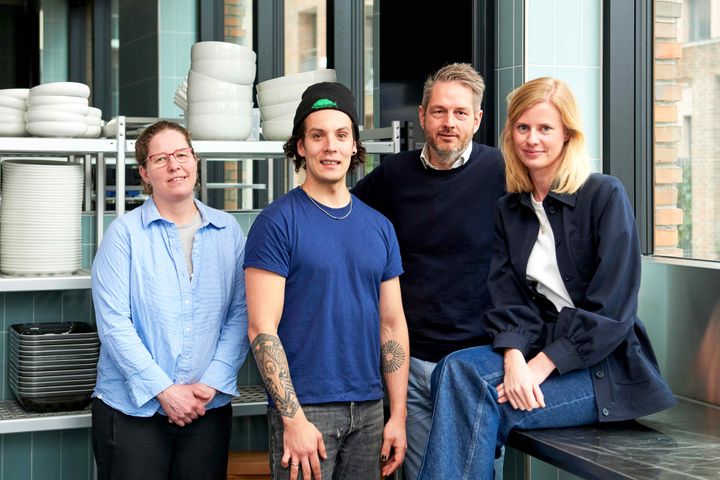 Table-team, fra venstre: Kathrine Velin, Karlos Ponte, Carl Johan Paulsen og Ida Marie Banke André