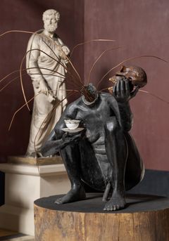 And all the while the benevolent slept, 2008, Bharti Kher, Thorvaldsens Museum - Foto: David Stjernholm
