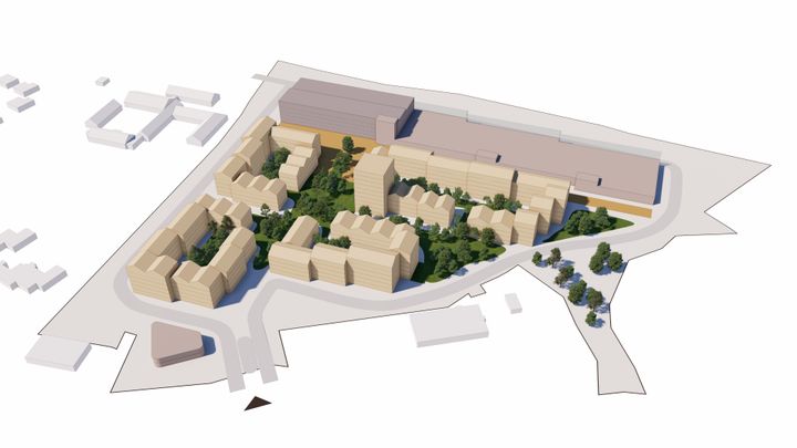 NPV lancerer plan for moderne bykvarter med 350 boliger i Kokkedal Bymidte Syd
