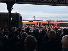 Indvielse af batteritog på Holstebro Station