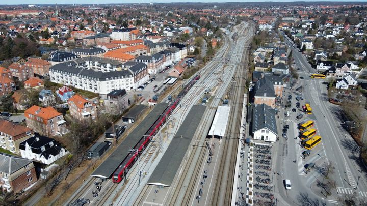 Hellerup Station efter sporarbejdet