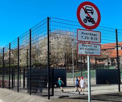 Hjertezonen med begrænset adgang for biler omkring Sdr. Vang Skole kl. 7.30-8.15 i morgentimerne på hverdage har skabt tryghed og en sikker skolevej.