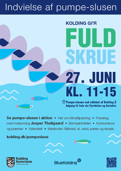 Fuld skrue, Pumpeslusen indvies den 27. juni med et kæmpe arrangement for alle aldre.