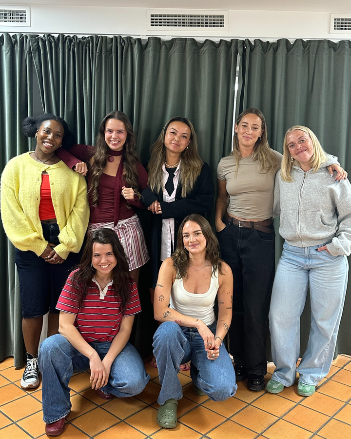 Deltagere i GirlTalks Girls Empower Girls-projekt.