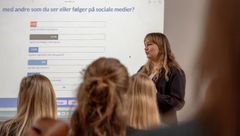 Billeder fra GirlTalk foredrag