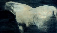 Fotografiet Ibrahim af Jytte Rex. 2023. Print på aluminium.