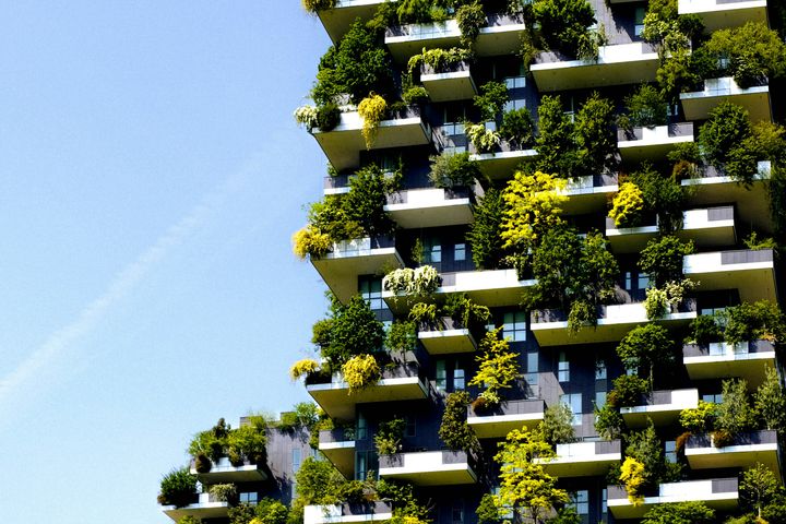 Arup står bag Bosco Verticale i Milano, som er et lysende eksempel på, hvordan biologiske habitater for forskellige arter kan integreres i et byggeri. 900 træer, 11.000 planter og 5.000 buske er fordelt på Bosco Verticales terrasser.