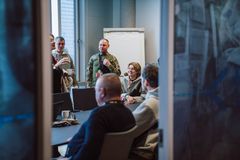 Ukrainske sygehjælpere besøger Systematics hovedkontor i Aarhus.