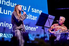 Det er ikke kun i sportens verden, at der findes talent. Randers Musikskole stod for en del af underholdningen.