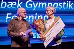 Årets Leder uddeles af Folkeoplysningsudvalget.Prisen gik til Edel Bak Andersen fra Hornbæk Gymnastik Forening