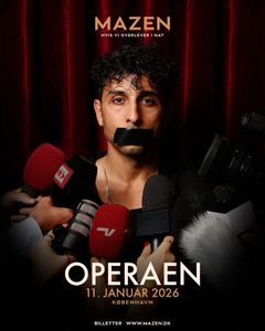 Mazen er en prisvindende performer og storyteller, kendt for sin kompromisløse autenticitet og for at skabe genren Talte Tanker – en kunstform, der forener poesi, performance og musik.