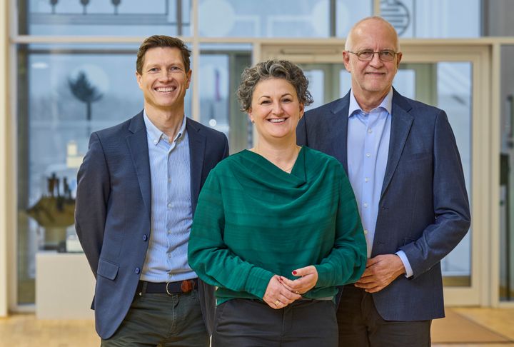 Direktion i Mekoprint fra venstre: Anders Kold (CEO), Tina Rysgaard Vennevold (COO) & Torben Jensen (CFO)